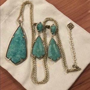 Kendra Scott Turquoise/Mint Set